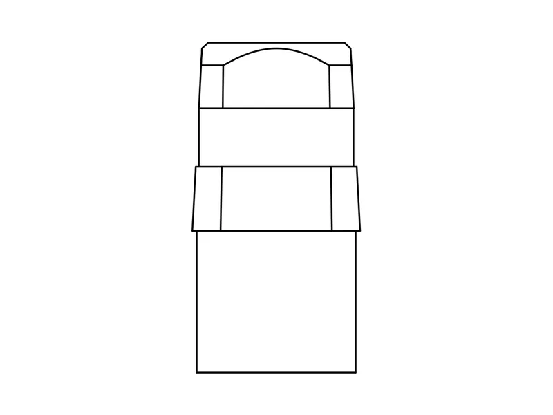 Crane 116500 Replacement Handle Adapter
