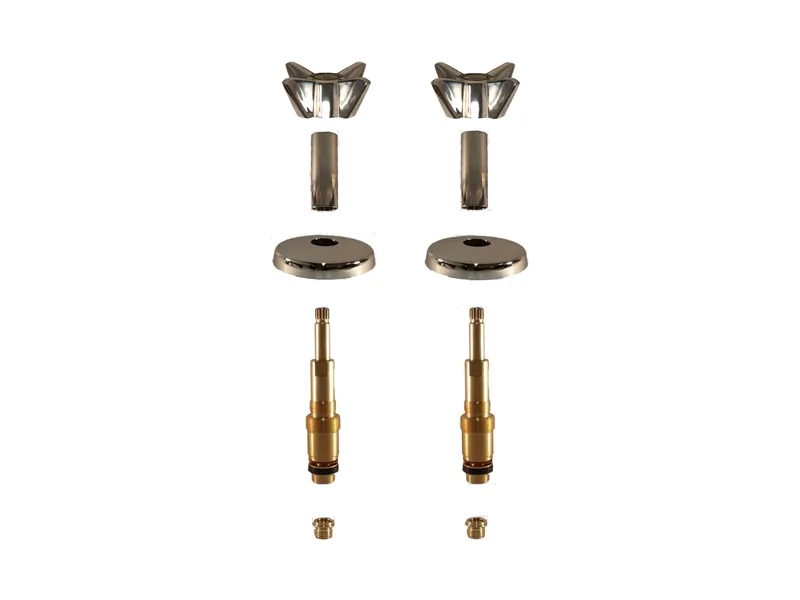 2-Valve Rebuild Kit for American Standard, Cross Handles with 405701 Stems (AS252)