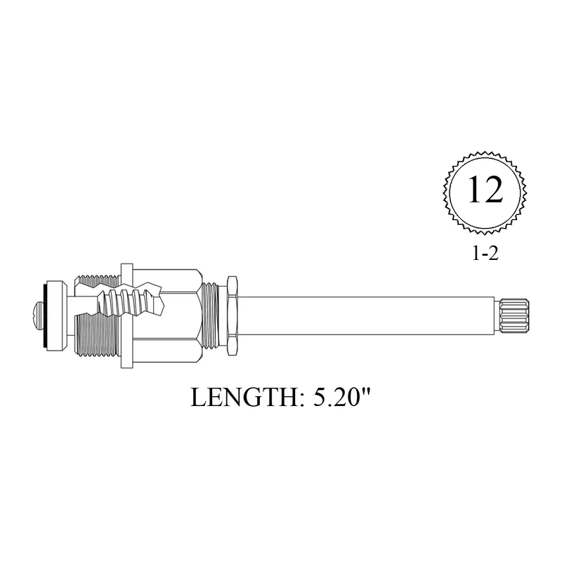 Central Brass 415851 Replacement Stem Unit