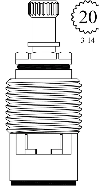 LF458981 Replacement Ceramic Disc Unit