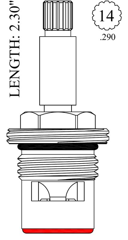 LF462431 Replacement Ceramic Disc Unit