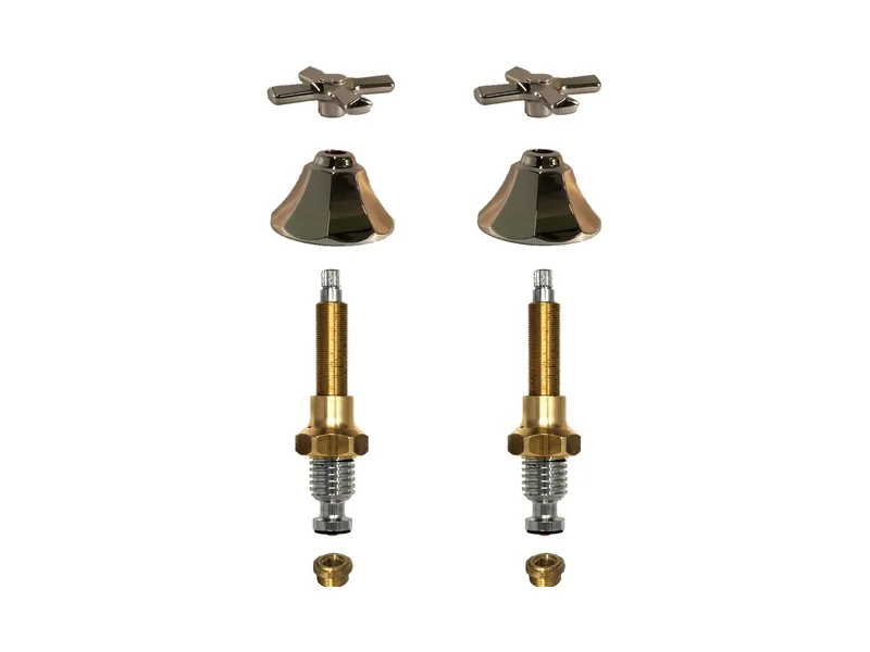 2-Valve Rebuild Kit for Briggs, Cross Handles with 414201 Stems