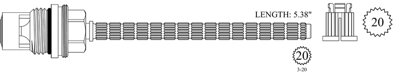 Dornbracht 421161 Replacement Ceramic Disc Unit