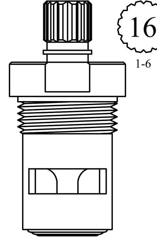 Central Brass K-325-H Replacement Ceramic Disc Unit