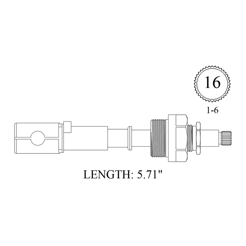 Central Brass 437410 Replacement Diverter Stem
