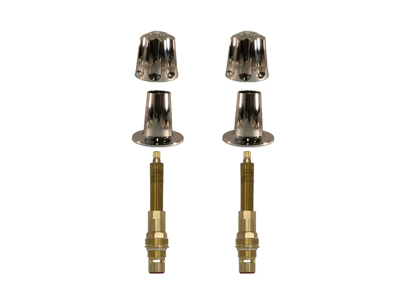 2-Valve Rebuild Kit for Gerber, Knob Handles with 422411 Stems (GE142)