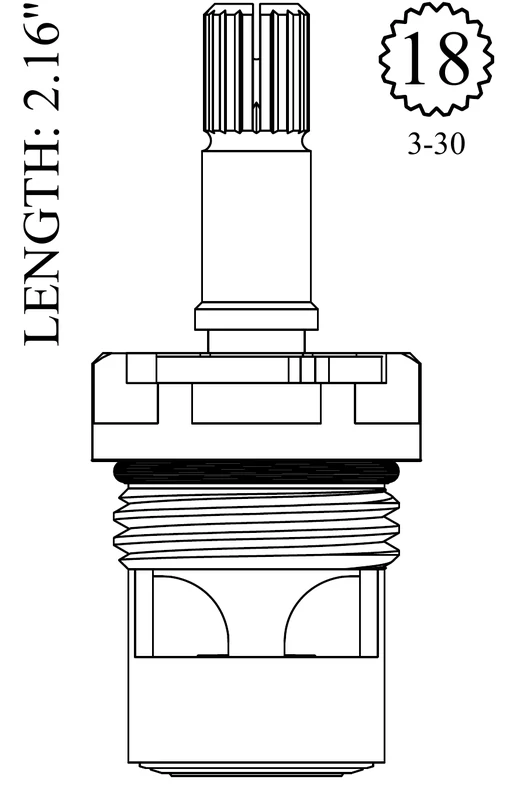 American Standard 994053-0070A Replacement Ceramic Disc Unit
