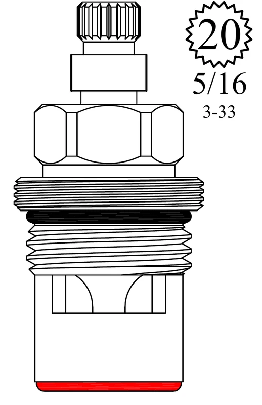 LF456491 Replacement Ceramic Disc Unit