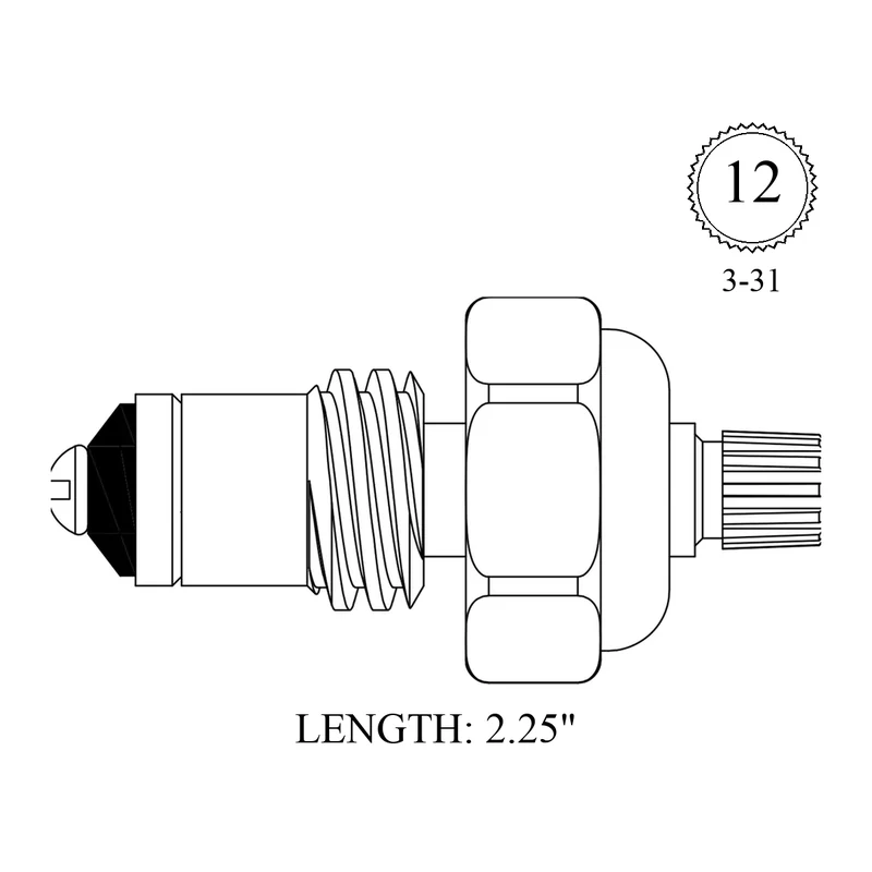 Fisher LF462201 Replacement Stem Unit