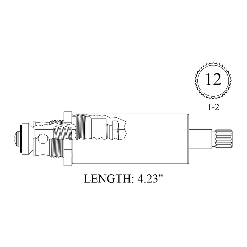 Eljer 490-7452-02 Replacement Diverter Stem