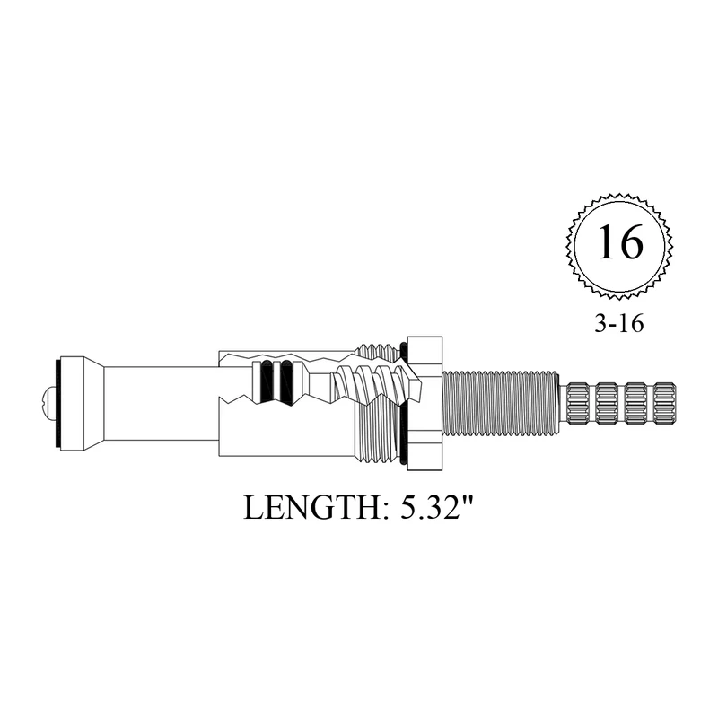 Altmans 0DC3JK Replacement Stem Unit