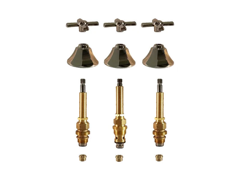 3-Valve Rebuild Kit for Sterling, Cross Handles with 418201 Stems (SL143)