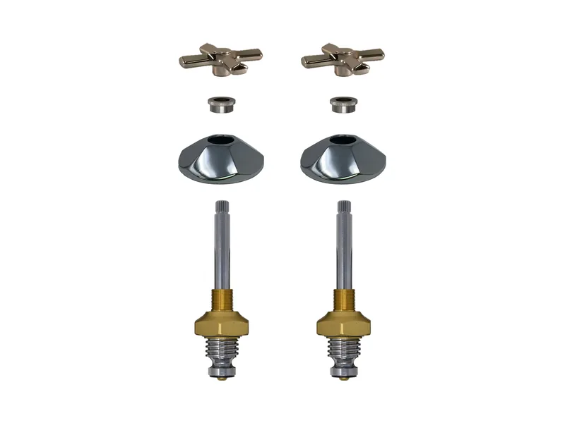 2-Valve Rebuild Kit for Briggs, Cross Handles with 412101 Stems