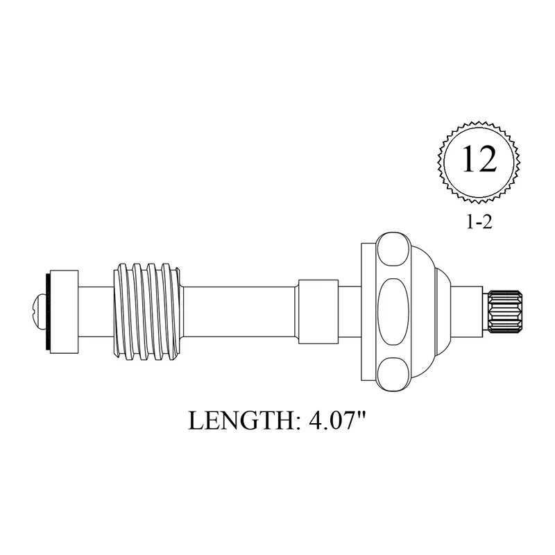 Central Brass 404651 Replacement Stem Unit