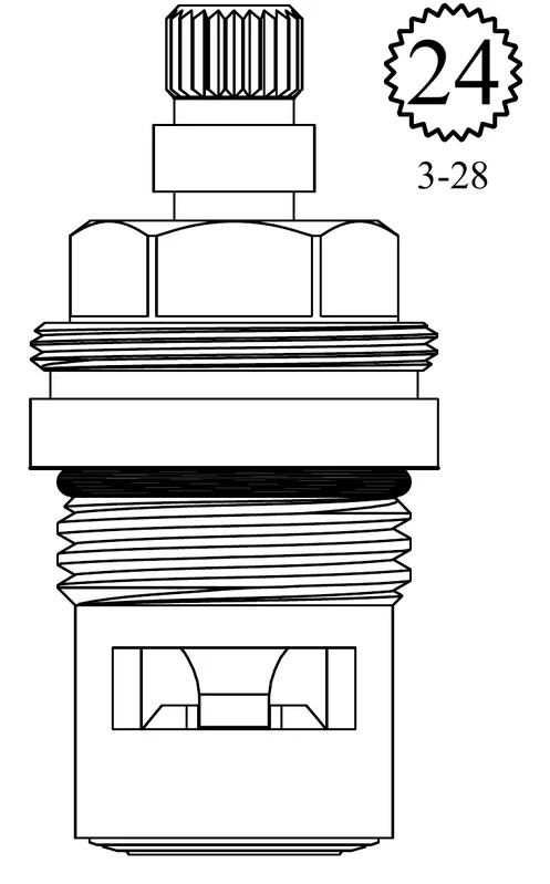 Rohl C7075-1 Replacement Ceramic Disc Unit