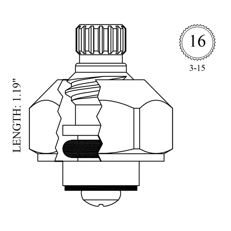 Eljer 490-5294-02 Replacement Stem Unit