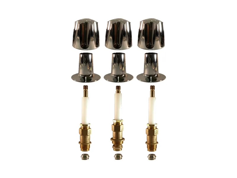 3-Valve Rebuild Kit for Pfister, Knob Handles with 421601 Stems (PP103)