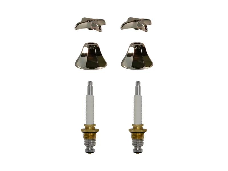2-Valve Rebuild Kit for Briggs, Cross Handles with 418661 Stems