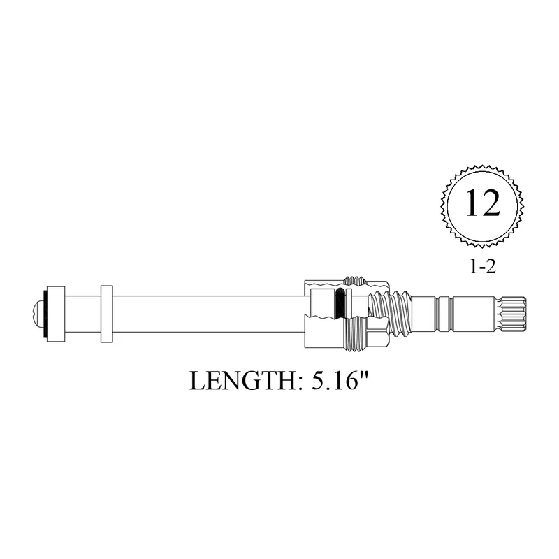 Artistic Brass LF479501 Replacement Stem Unit