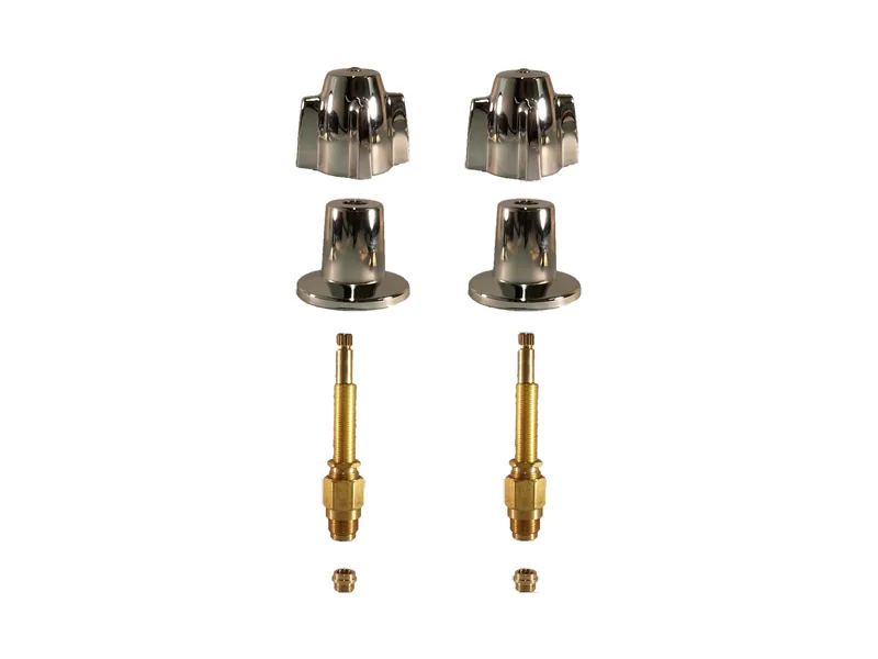 2-Valve Rebuild Kit for Central Brass, Knob Handles with 411011 Stems