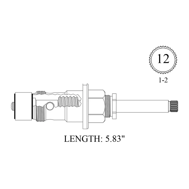 Empire Brass 436751 Replacement Diverter Stem
