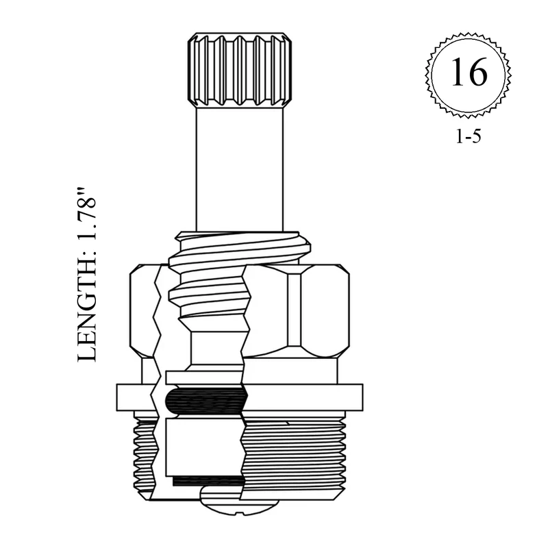 Sterling Faucet A8153 Replacement Stem Unit