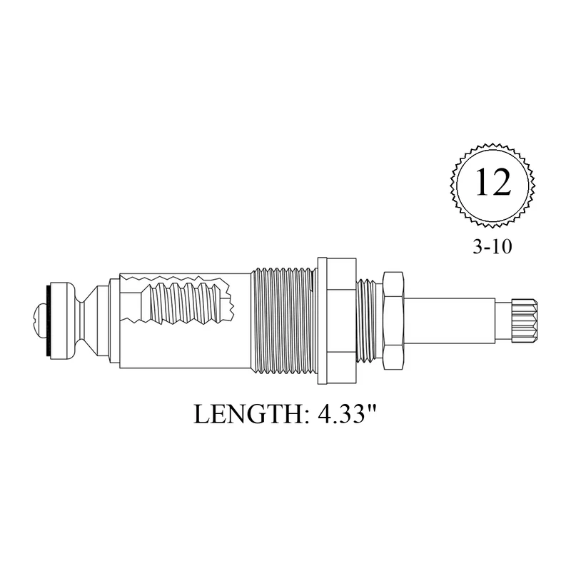 Crane FB7674 Replacement Stem Unit