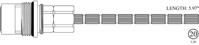 Jaclo 421681 Replacement Ceramic Disc Unit