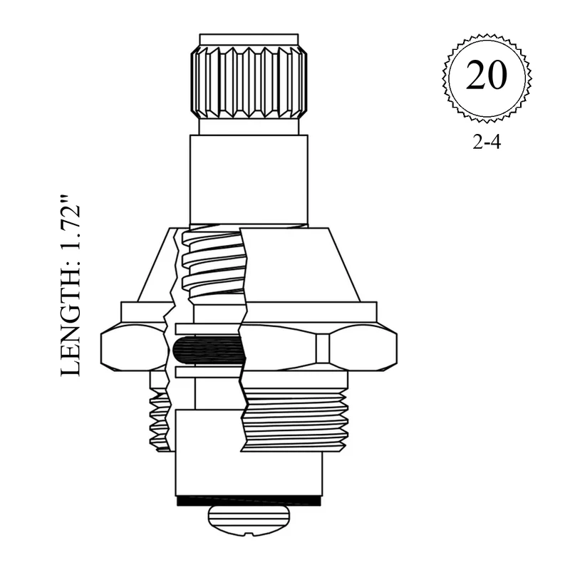CHG 455000007 Replacement Stem Unit