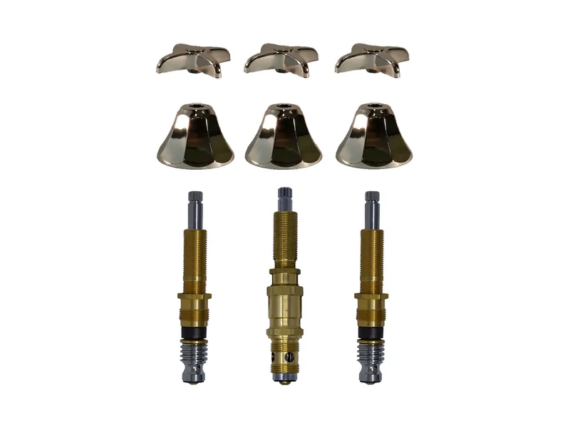 3-Valve Rebuild Kit for Harcraft, Cross Handles with 413501 Stems