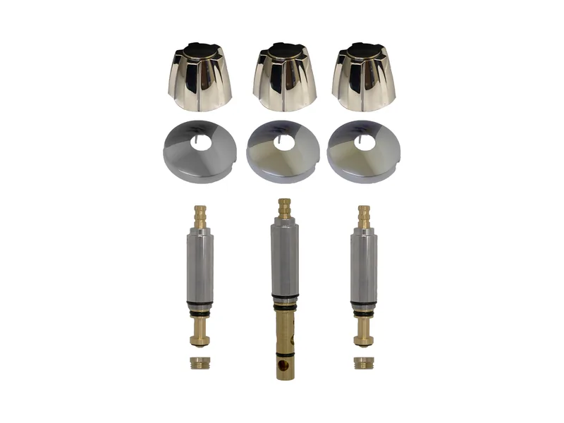 3-Valve Rebuild Kit for Michigan, Knob Handles
