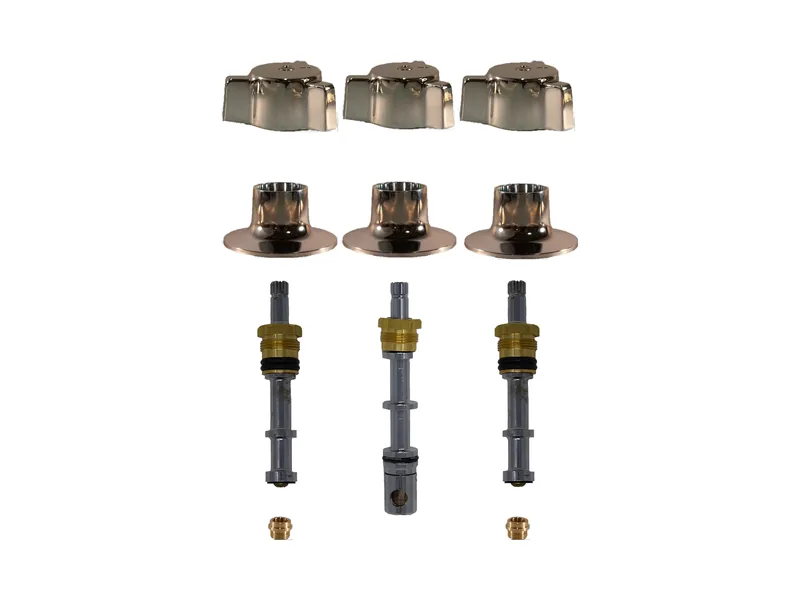 3-Valve Rebuild Kit for Barnes, Cross Handles with 403711 Stems
