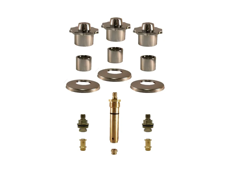 3-Valve Rebuild Kit for American Standard, Knob Handles with LF450931 Stems