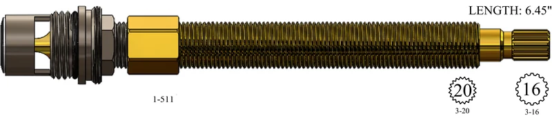 Newport Brass 1-511 Replacement Ceramic Disc Unit