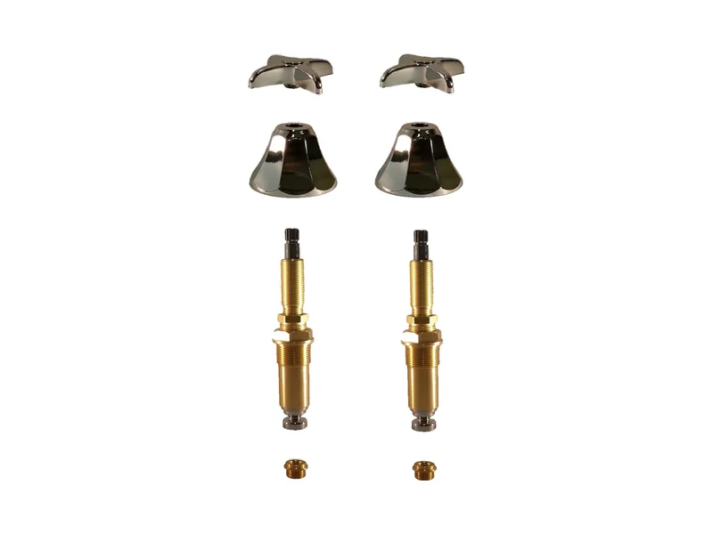 2-Valve Rebuild Kit for Crane, Cross Handles with 418551 Stems