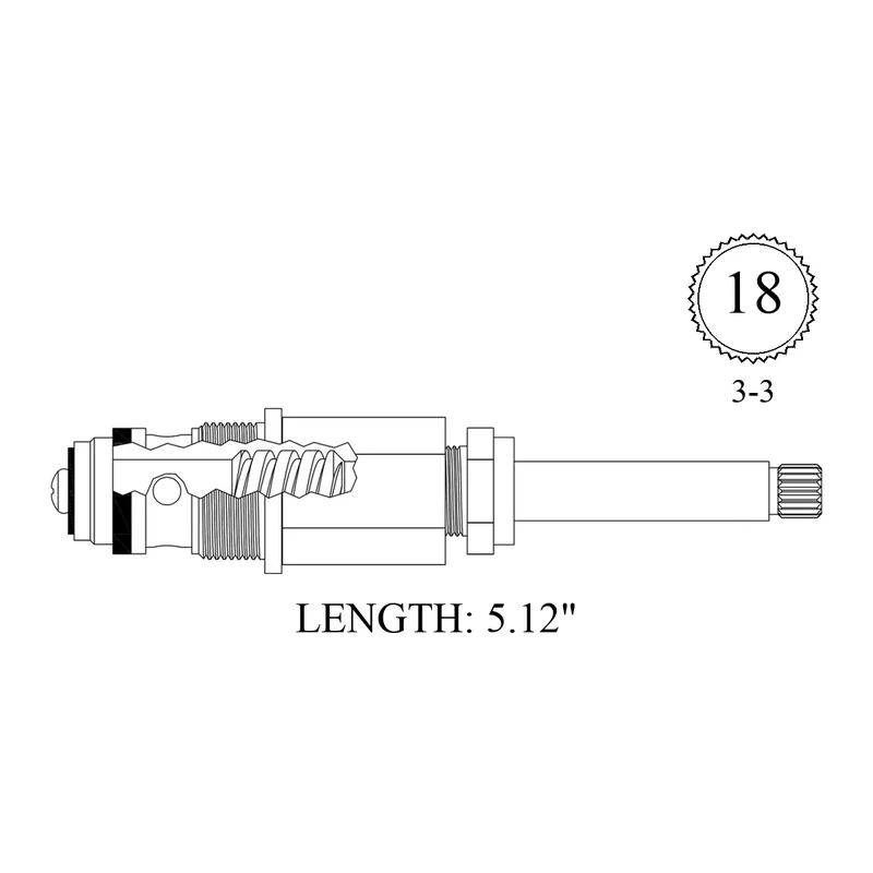 Briggs DIV10675 Replacement Diverter Stem