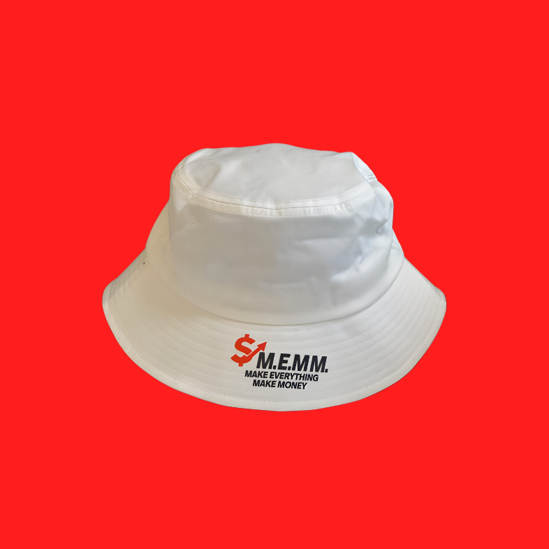 MEMM Unisex Bucket Hat - White