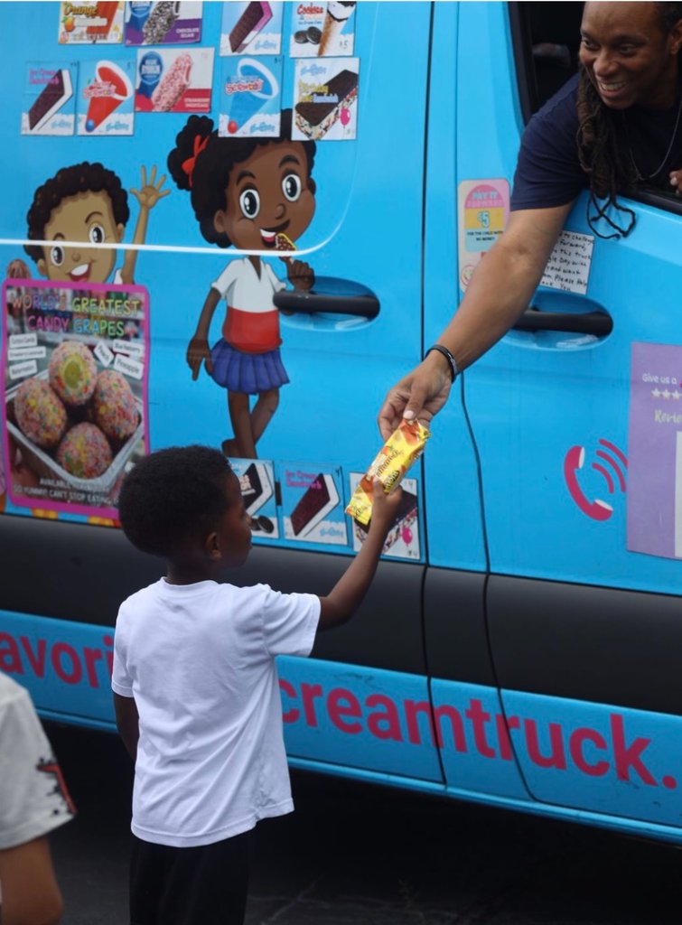 MEMM community outreach ice cream truck