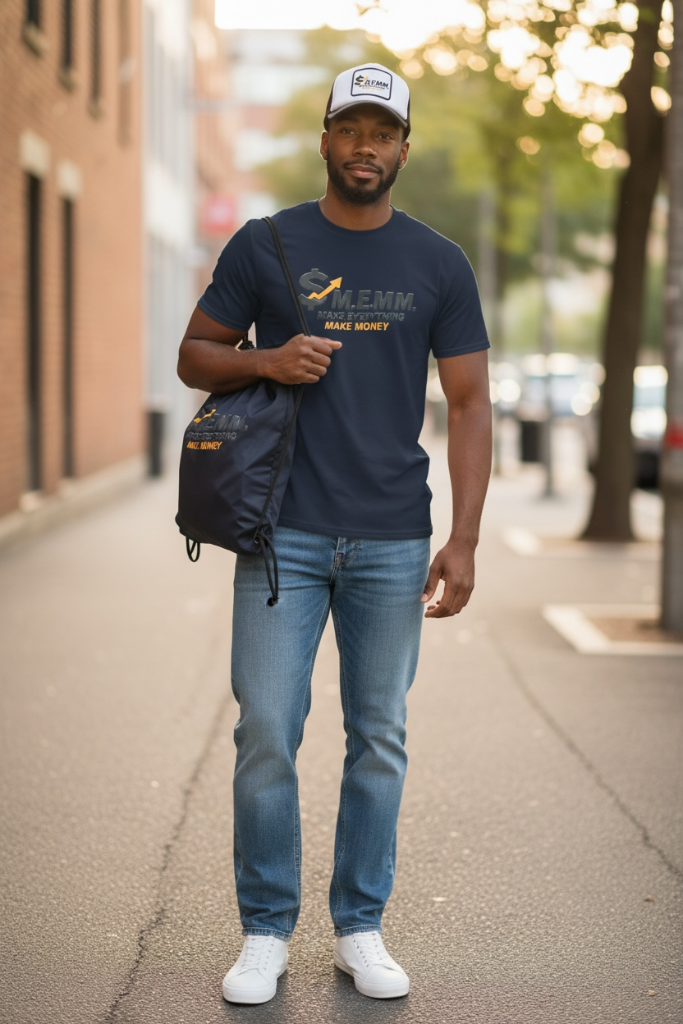 MEMM Men's T-Shirt - Navy Blue