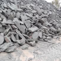 Slate rubble at quarry