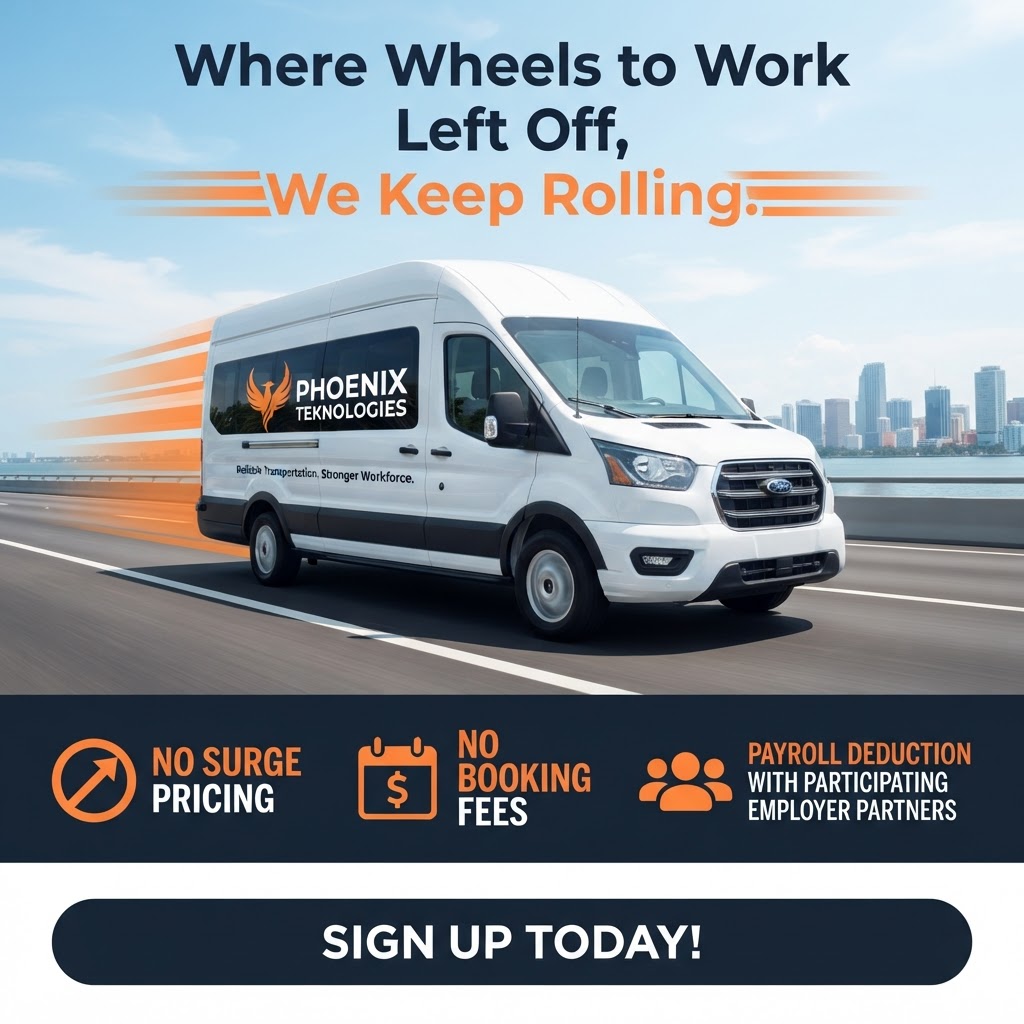 Phoenix Teknologies Ford Transit 350 workforce transportation