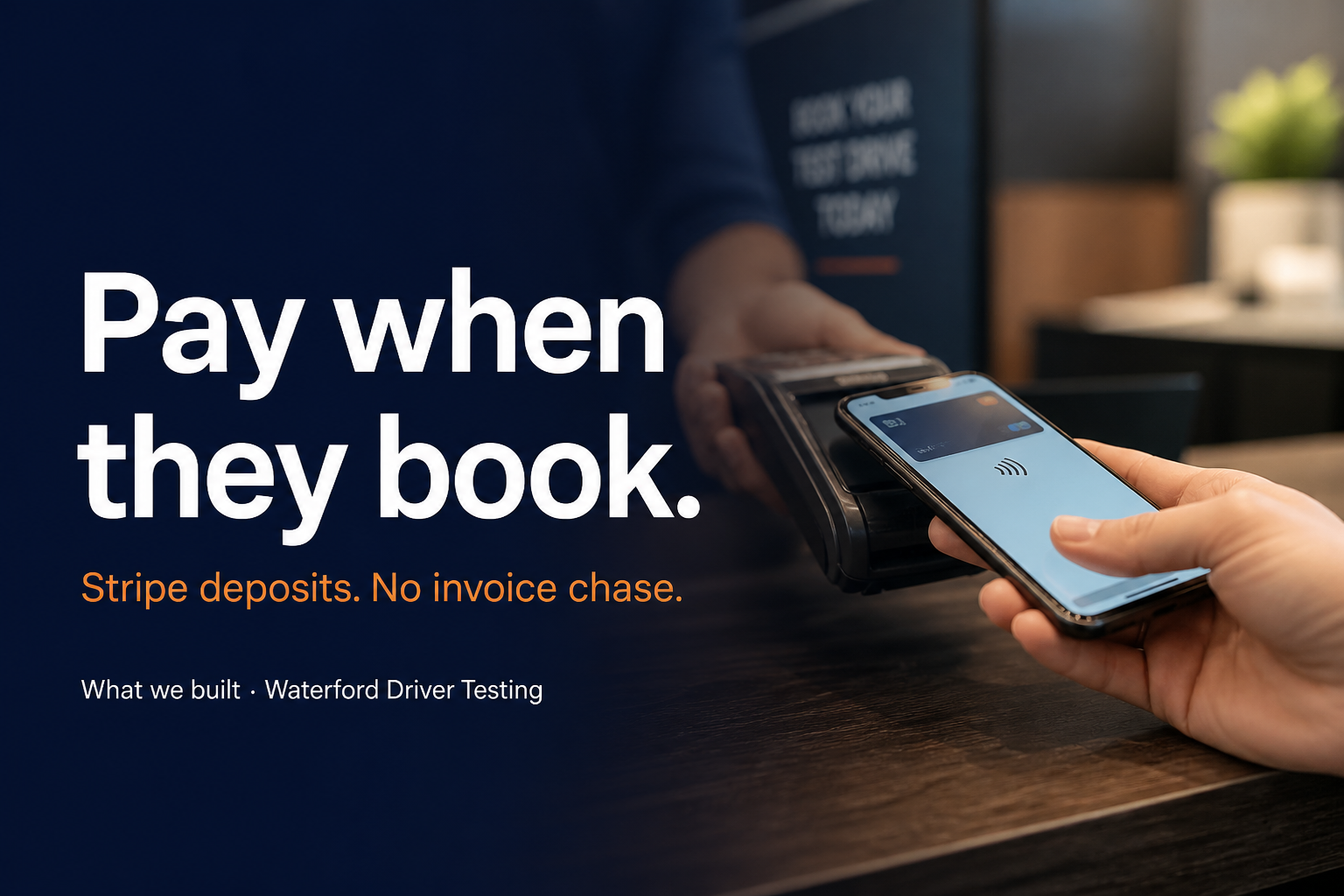 What we built · Waterford Driver Testing — slide 3