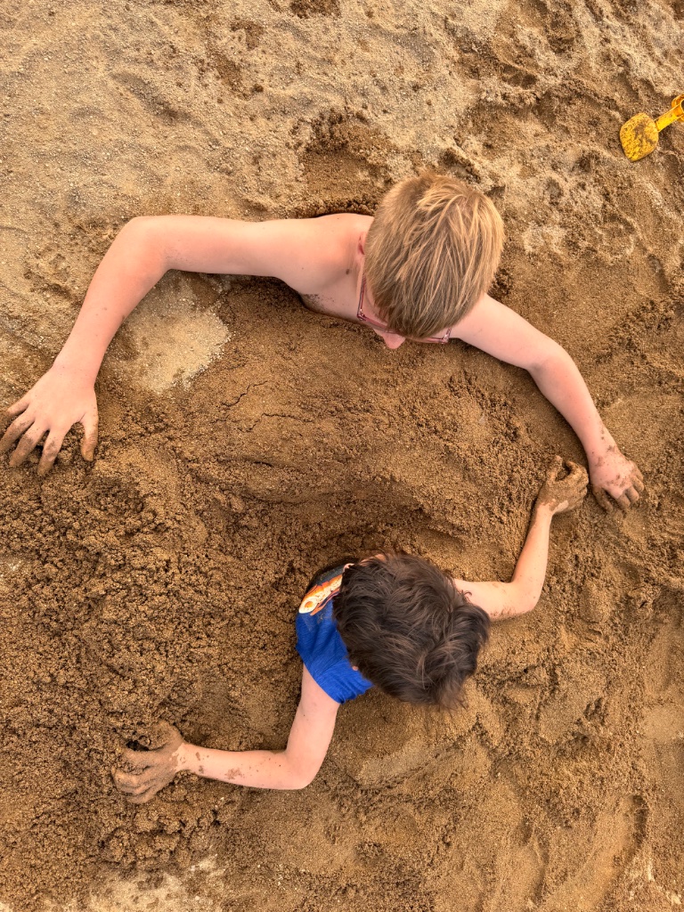 Beach day fun