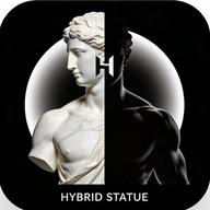 HYBRID-STATUE logo