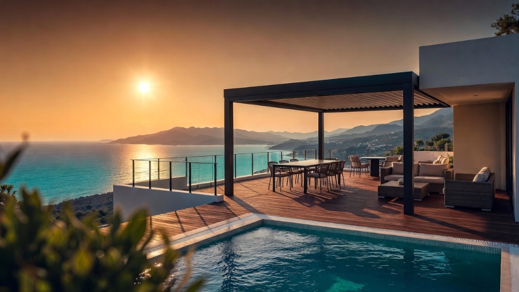 Terrasse aluminium haut de gamme en Guadeloupe — GT MAT Caraïbes