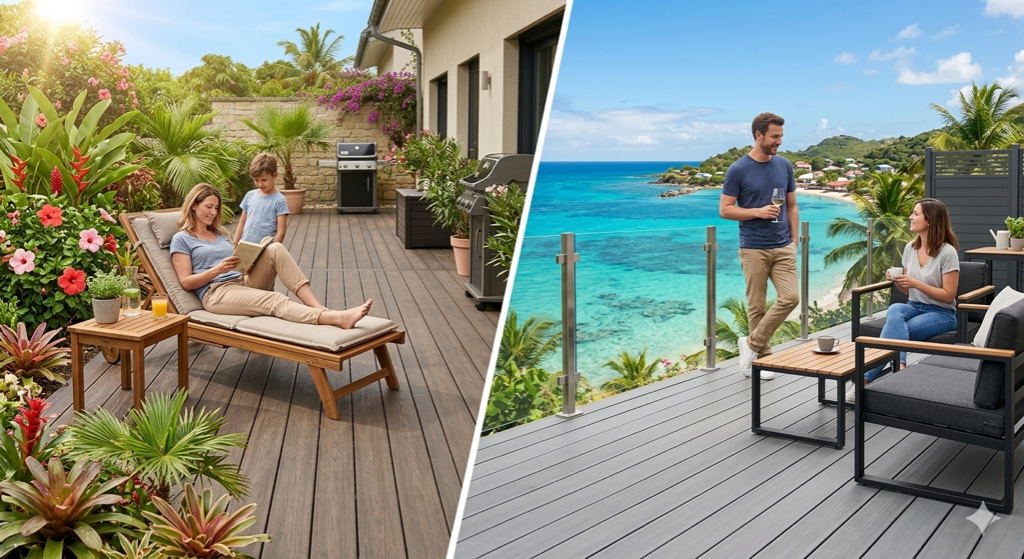 Composite ou aluminium : quelle terrasse choisir ?