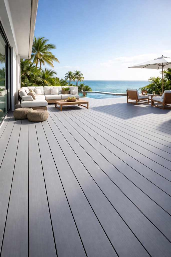 Choisir les bons coloris pour une terrasse durable sous le soleil antillais