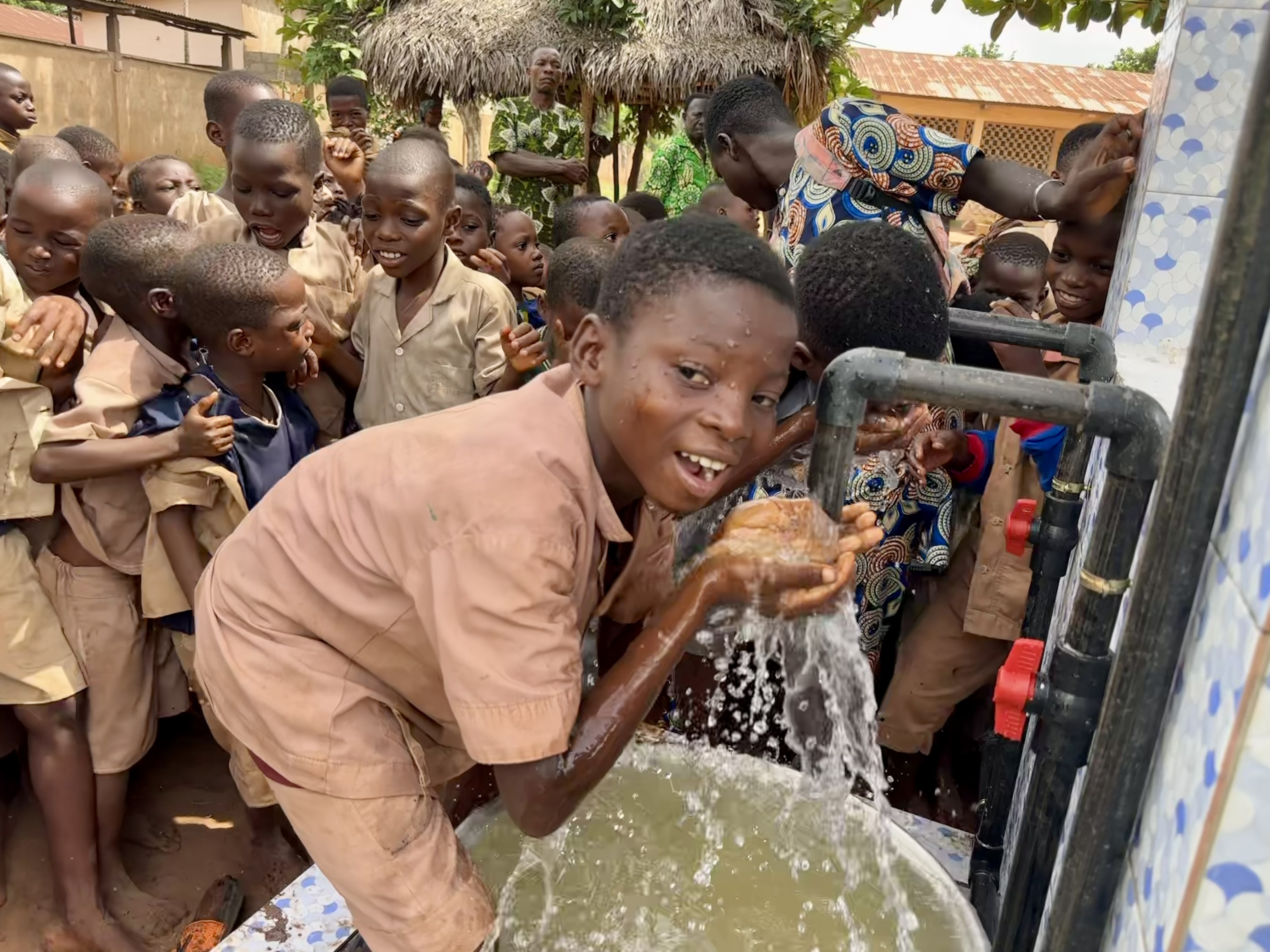Crescent Academy Water Well at a school in Benin, Africa