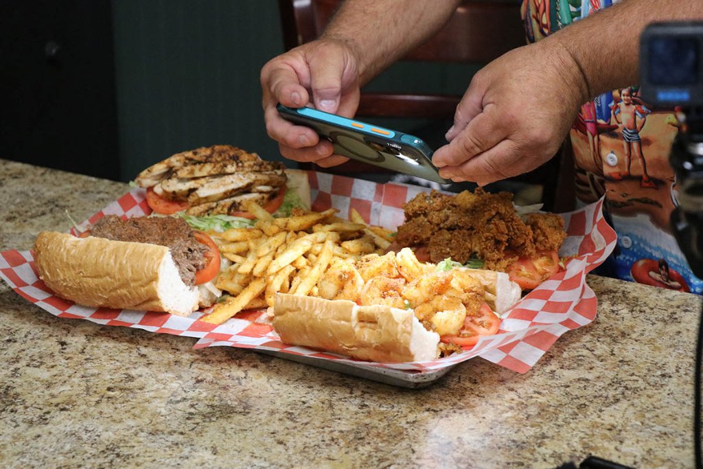 The 24-inch Po'Boy in all its glory