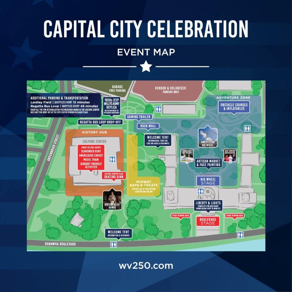 Capital City Celebration Event Map